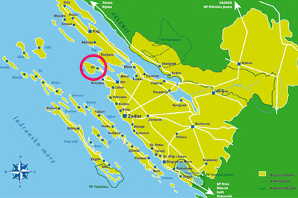 Karte & Lage Insel Vir